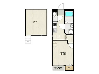 クレオ吉塚参番館(1K/1階)の間取り写真