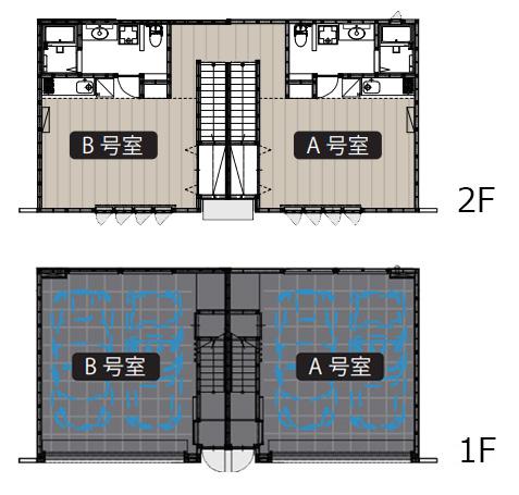 木更津 THE RESORT(ワンルーム/1階)の間取り写真