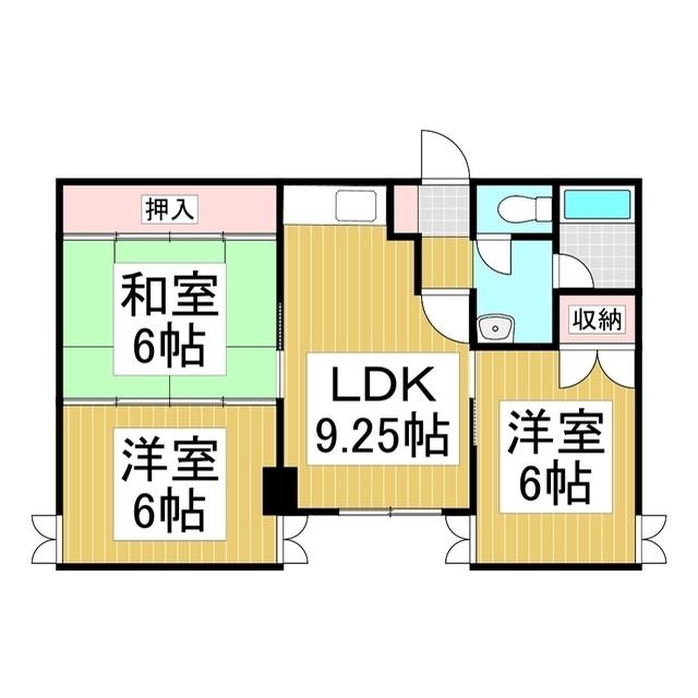 α-NEXT(3LDK/2階)の間取り写真