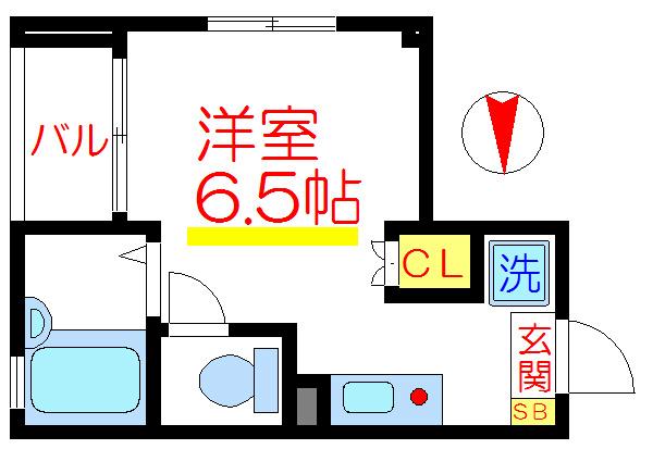 マレア クレシエンテ(ワンルーム/3階)の間取り写真