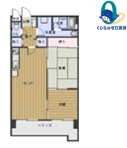 エクレール87(2LDK/4階)の間取り写真