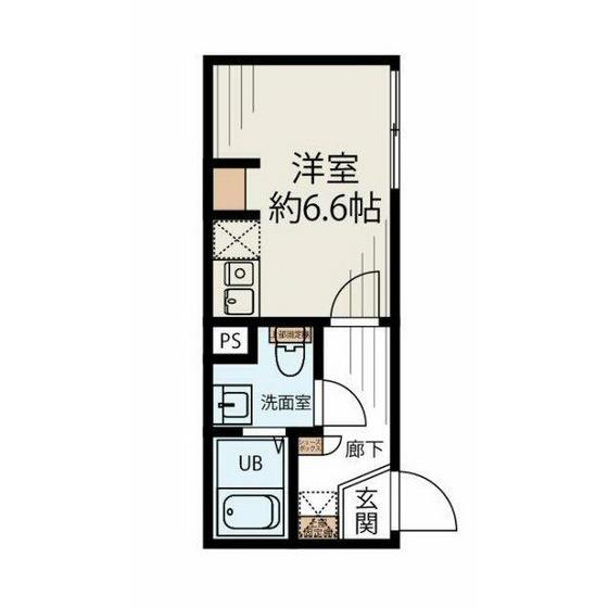 S-TERRACE 元住吉(ワンルーム/3階)の間取り写真