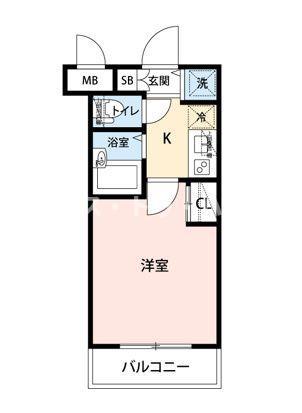 マイナビSTAYミライエ東池袋駅前(1K/4階)の間取り写真