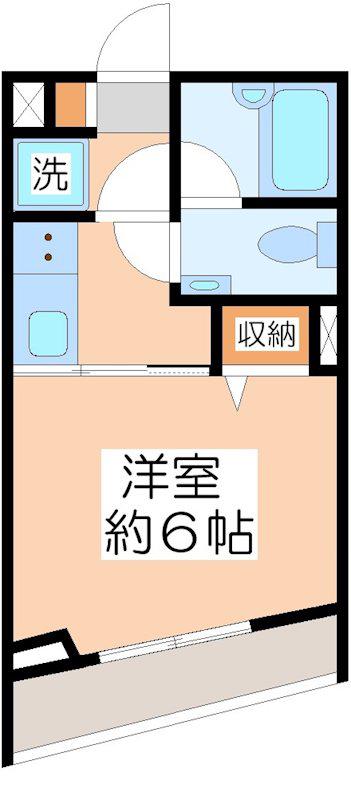 ワイリーマンション2(1K/5階)の間取り写真