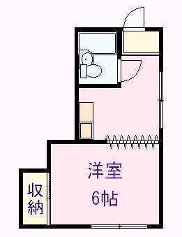 コーポ吉田(ワンルーム/3階)の間取り写真