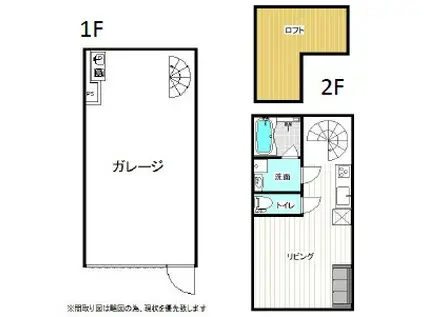 GLB大津(ワンルーム/1階)の間取り写真