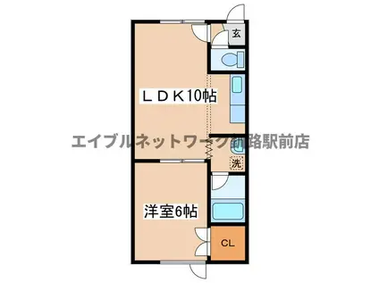 FUNNY PLACE(1LDK/1階)の間取り写真