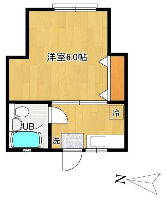 マルタハイツ(1K/1階)の間取り写真