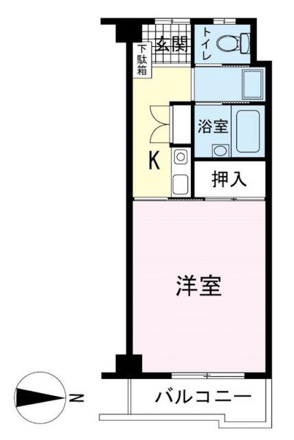 アレグリア(1K/3階)の間取り写真