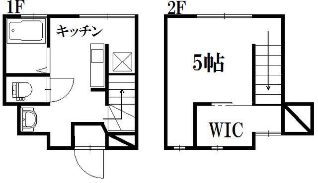 ハイツ真澄III(1K/1階)の間取り写真