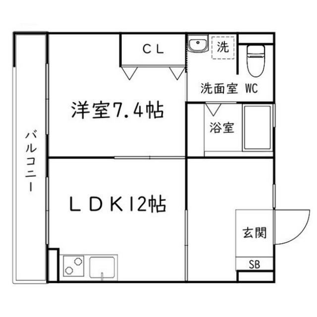 GRAND MAISON 葵(1LDK/1階)の間取り写真