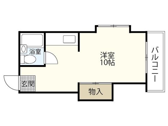 GRACE KANDA COURT(ワンルーム/2階)の間取り写真