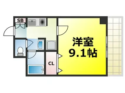 M・プラザ堀江南(1K/7階)の間取り写真