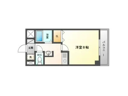 ネクスプロス大和田(1K/7階)の間取り写真