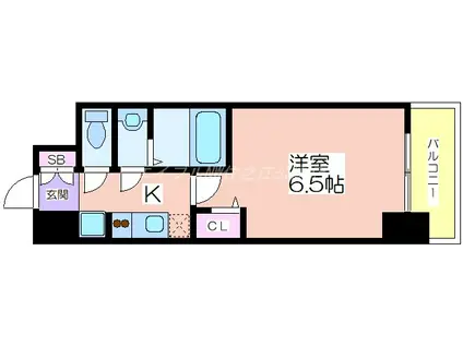 GM KOHAMA(1K/11階)の間取り写真