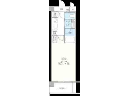 エトアル・K(1K/2階)の間取り写真