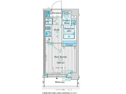 レファシア大森(1K/3階)の間取り写真
