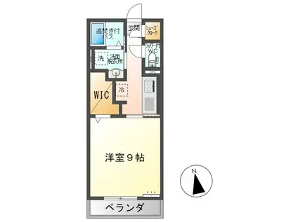 セジュールオッツ・YSK(1K/2階)の間取り写真