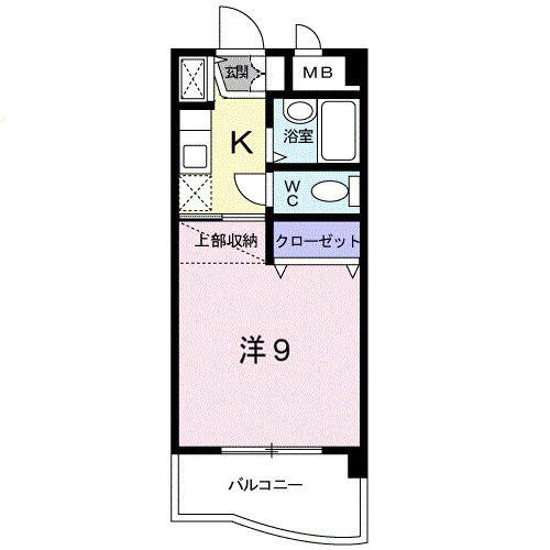 MAISONOHMICHI(1K/1階)の間取り写真