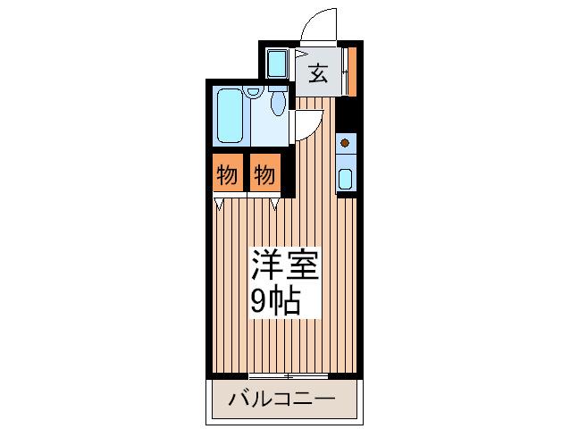 パシフィック・ソフィート西川口(ワンルーム/5階)の間取り写真