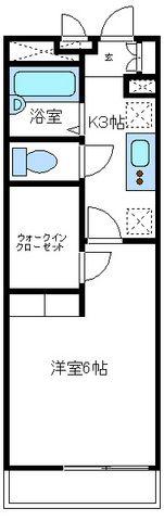 レオパレス氷川(1K/3階)の間取り写真