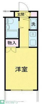 DELCCS浦和(ワンルーム/3階)の間取り写真
