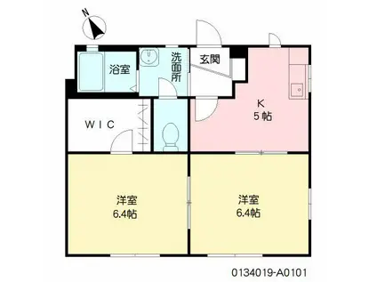 DIAS鶴舞 (ワンルーム/1階)の間取り写真