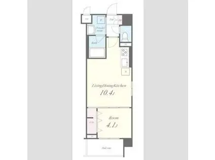 LA CASA江坂(1LDK/5階)の間取り写真