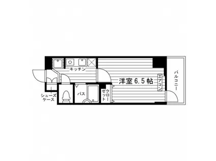 CLEAR巣鴨2(1K/10階)の間取り写真