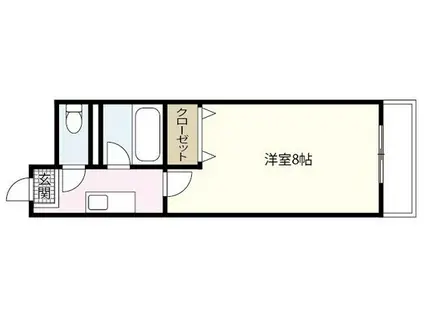 コンフォートNビル(1K/6階)の間取り写真