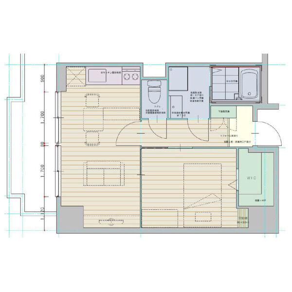 ISM徳川RESIDENCE(1LDK/10階)の間取り写真