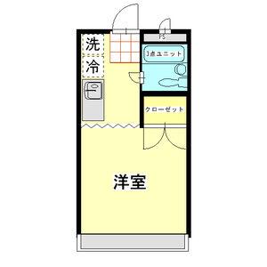 エステート・石田(1K/2階)の間取り写真