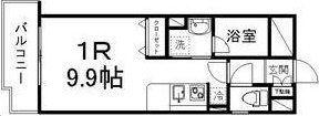 アーバンプラザ立町(ワンルーム/9階)の間取り写真