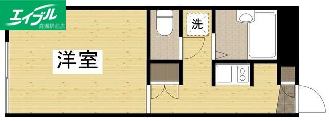 エストゥベンダ(1K/2階)の間取り写真