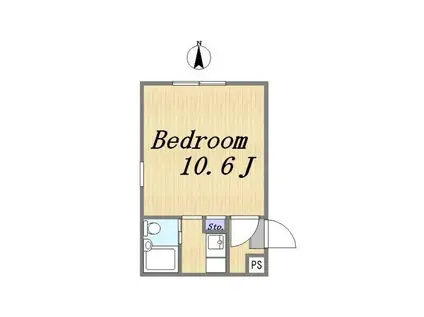 ラ・メール品川(ワンルーム/1階)の間取り写真