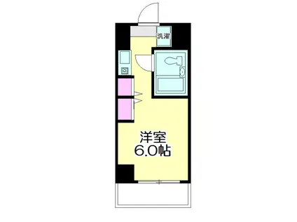 マンチェスターII(ワンルーム/7階)の間取り写真