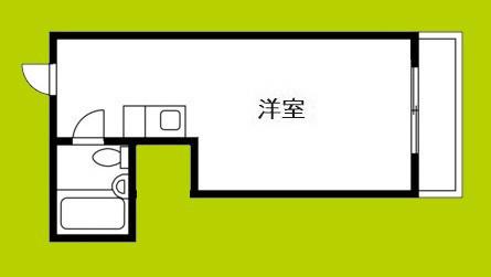 KAISEI上新庄(ワンルーム/2階)の間取り写真