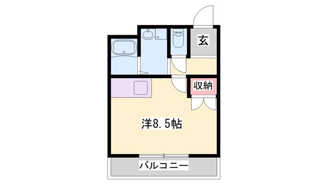 リバーテック(ワンルーム/7階)の間取り写真