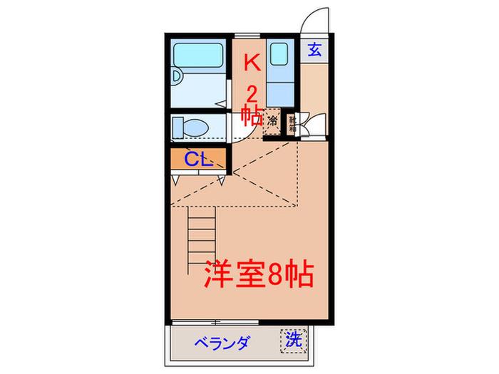 アーバン三菊(1K/1階)の間取り写真