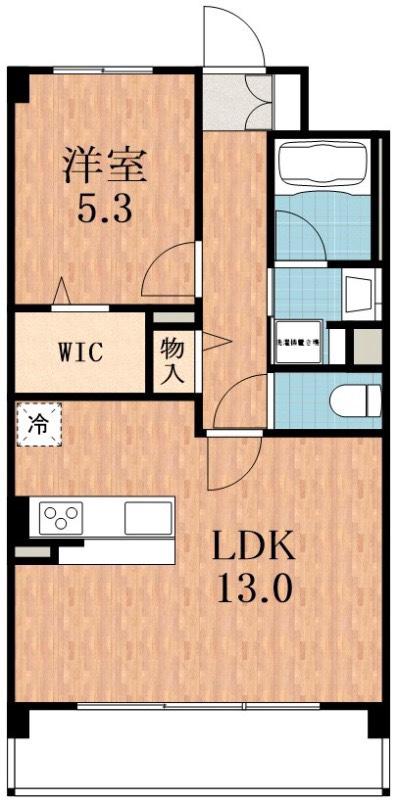 フレシールアビタシオン(1LDK/1階)の間取り写真