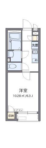 レオネクストボナール JOY(1K/1階)の間取り写真