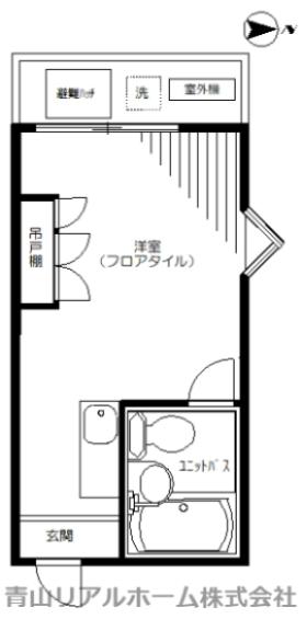 メゾン・ド・原宿(ワンルーム/2階)の間取り写真