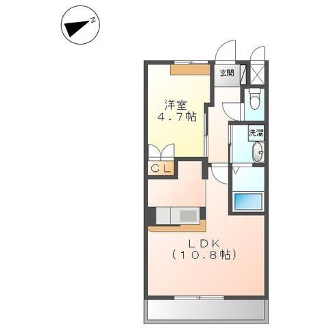 サンフォレスト(1LDK/1階)の間取り写真