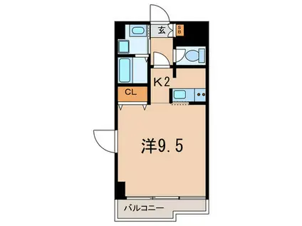 真鶴ACEビル(1K/5階)の間取り写真