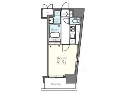 エクセレント ワン(1K/3階)の間取り写真