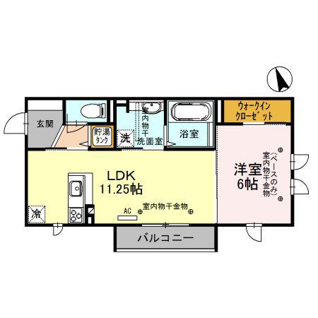 ルアナ・マーリエルアナ(1LDK/2階)の間取り写真