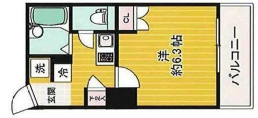 アイディ平和島II(1K/3階)の間取り写真