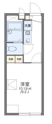 レオパレスルミエール(1K/2階)の間取り写真