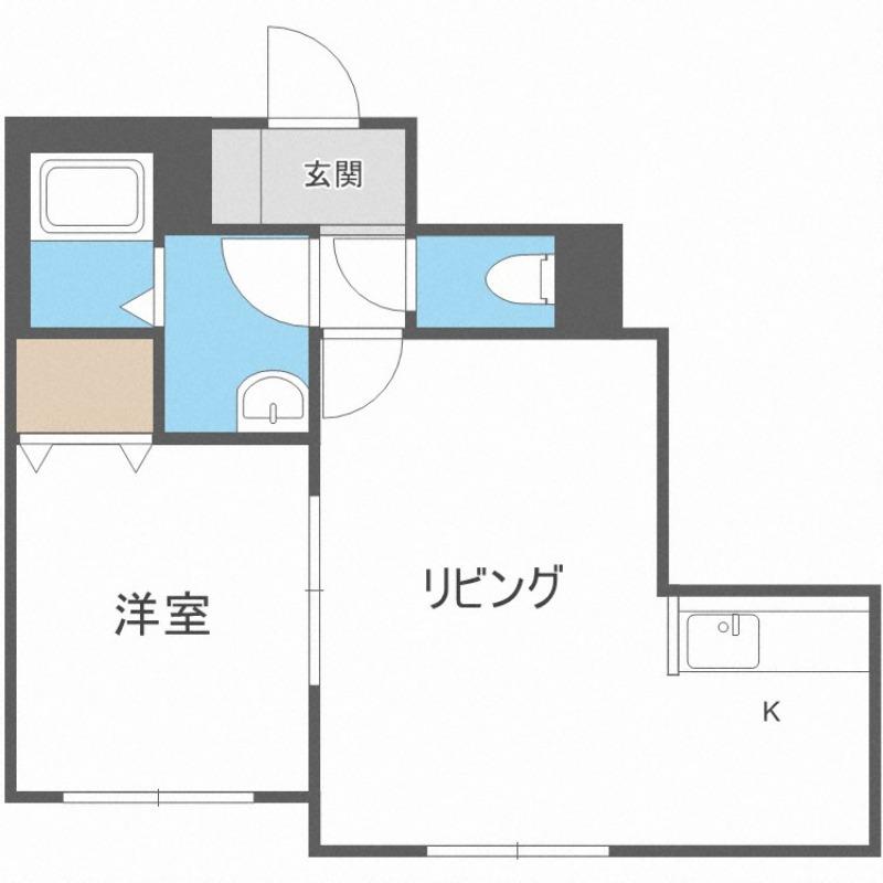 REVO-A(1LDK/3階)の間取り写真
