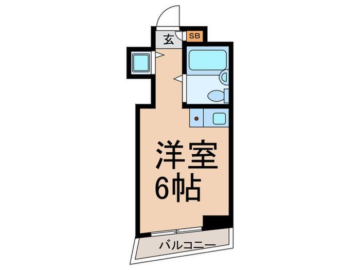 ネオマイム新子安(ワンルーム/5階)の間取り写真